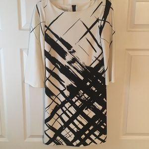 Black and White women’s dress